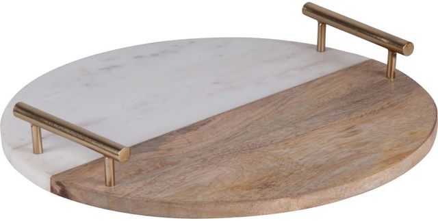 Renwil® Dinova Natural and White Tray-0