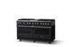 Viking® 5 Series 60" Onyx Pro Style Dual Fuel (NG) Range with Polished Chrome Trim-2