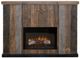 International Furniture Direct Loft Brown Gray Fireplace Media Console-2