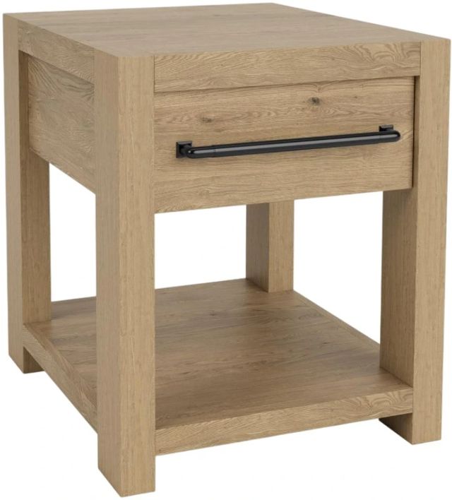 Riverside Furniture Davie Pale Oak Side Table-0