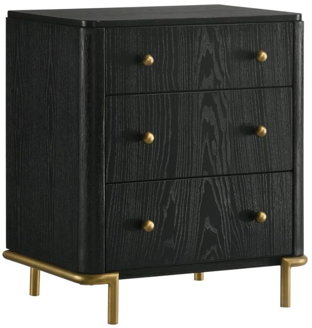 Coaster® Arini 5-Piece Black/Natural California King Bedroom Set-2