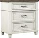 aspenhome® Caraway Aged Ivory 2-Drawer Nightstand-0
