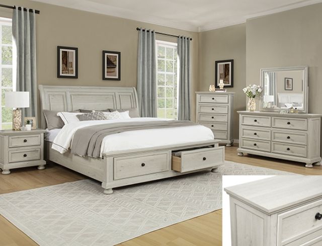 Crown Mark Claribelle White Dresser-1