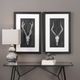 Uttermost® Rustic European Mounts 2-Piece Black Prints-1