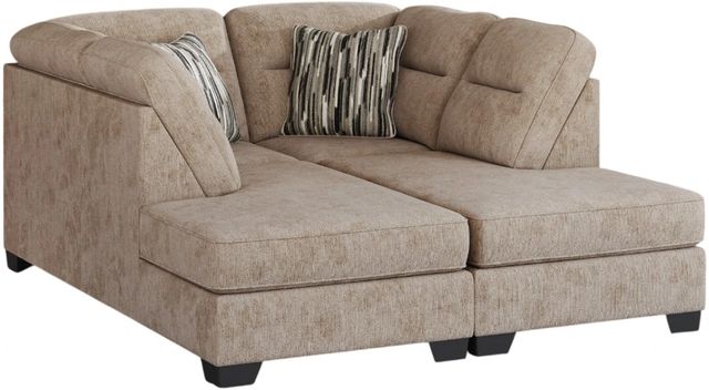 Benchcraft® Olten 2-Piece Mocha Super Chaise Sectional-0