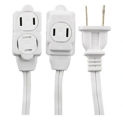 12 Foot 3 Outlet Extension Cord-0