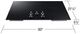 Samsung 30" Black Electric Cooktop-2