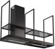 Faber T-Shelf 70" Matte Black Island Range Hood-0