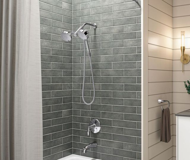 KOHLER® Awaken® Polished Chrome 1.75 GPM 2-in-1 Multifunction Shower Combo Kit-1