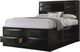Coaster® Briana Black California King Platform Storage Bed-0