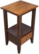 Amish Works Manhattan Brown Tall End Table-0
