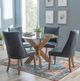 Powell® Auden 5-Piece Navy/Natural Dining Set-1