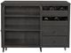 John Thomas Furniture® SoMa Coal Wine and Storage Cabinet-2