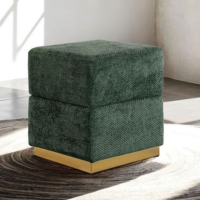 Furniture of America® Krysten Green Storage Stool-1
