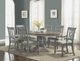 Flexsteel® Plymouth 2-Piece Weathered Graywash Upholstered Dining Arm Chair Set-1