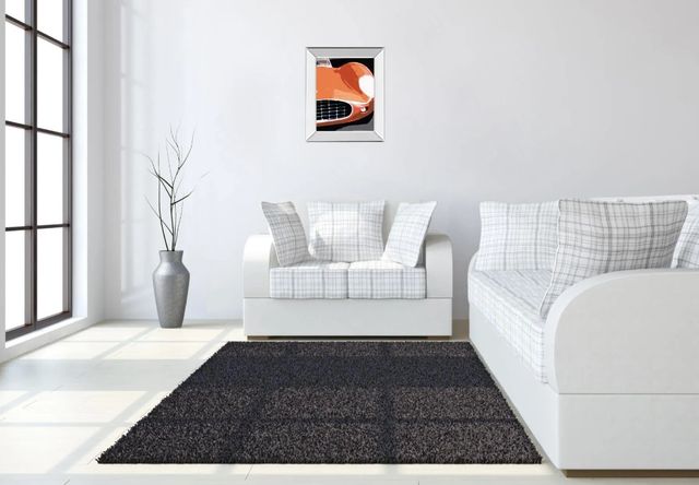 Classy Art Ferrari Classic by Malcolm Sanders Mirror Framed Wall Art-2