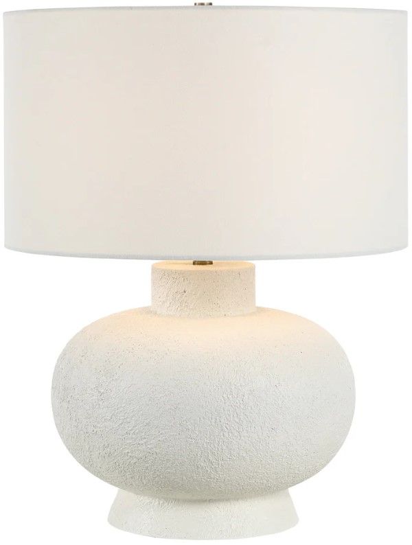 Renwil® Everren Mallow Textured Ivory Table Lamp-2