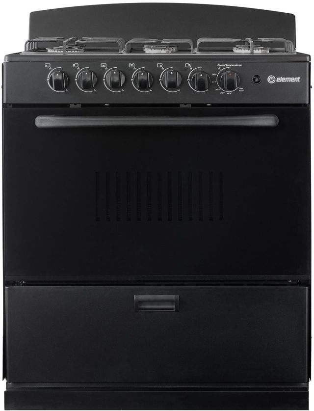 Element® 30” Black Freestanding Gas Range-0