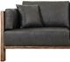 International Furniture Direct Roots Black/Brown Sofa-2