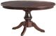 Urban Collections by Yutzy Woodworking Estate Retreat Cherry/Rich Cherry 36”x36” Single Pedestal Dining Table with 1 Leaf-1