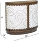 Bassett Mirror Oxford Brown Hall Cabinet-4