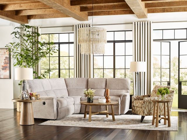 La-Z-Boy® Ava 3-Piece Truffle Manual Reclining Sectional-4