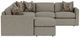 Flexsteel® Customizable Sky 5-Piece 136" Sectional-4