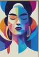 Stylecraft Colorful Portrait Wall Art-1