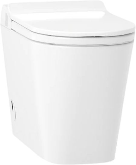 KOHLER® Leap™ White 1-Piece Elongated Smart Toilet, Dual-Flush-0