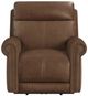 Flexsteel® Alexander Khaki Brown Power Recliner with Power Headrest and Lumbar-3