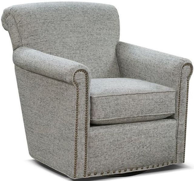 England Furniture Customizable Jakson Swivel Chair with Nailhead Trim-0