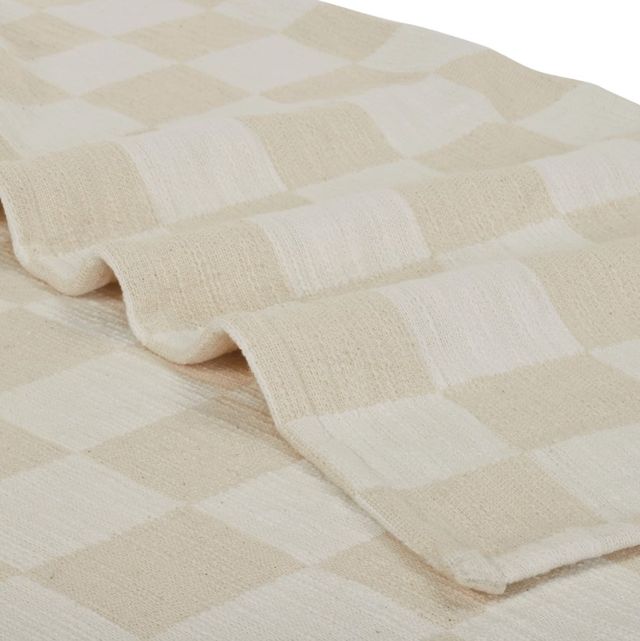 Renwil® Grandi Cream/Neutral Ivory 50''x70'' Throw Blanket-3