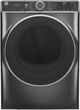 GE® 7.8 Cu. Ft. Diamond Gray Smart Front Load Gas Dryer-0
