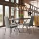 Amisco Customizable Alex Walnut Veneer Table-3