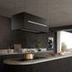 Faber Graziosa Isola 31" Matte Black Island Range Hood-2