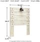 Signature Design by Ashley® Cambeck Whitewash Twin Panel Headboard-3