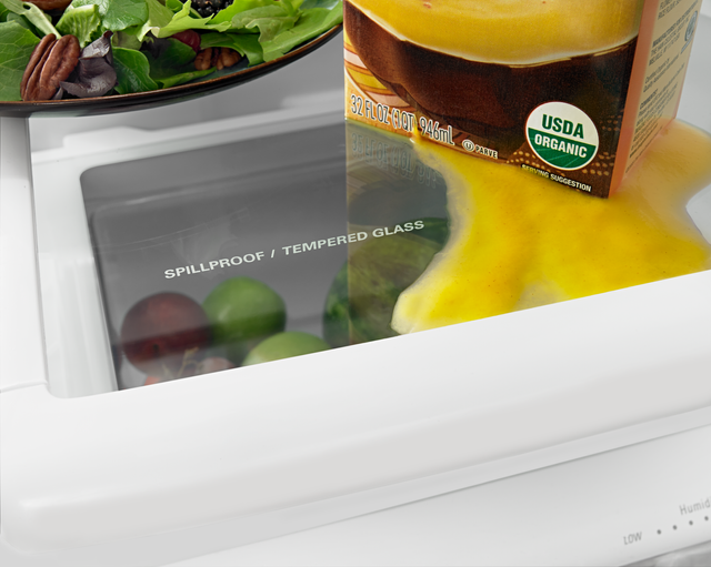 Amana® 30 in. 18.7 Cu. Ft. Stainless Steel Bottom Freezer Refrigerator-8