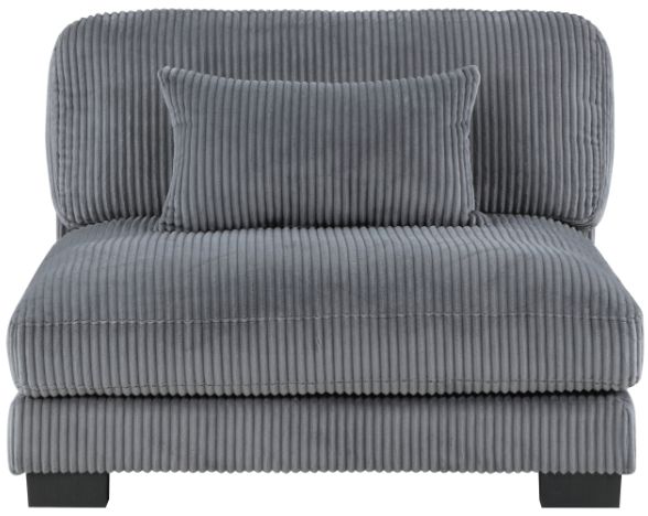 Homelegance® Traverse 4-Piece Gray One-Arm Modular Sectional with Ottoman-3