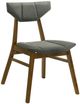 Armen Living Amaris Charcoal/Walnut Dining Chair-0