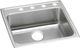 Elkay Lustertone® Classic Lustrous Satin 22" x 22" x 6-1/2" 4-Hole Single Bowl Drop-In ADA Sink-0