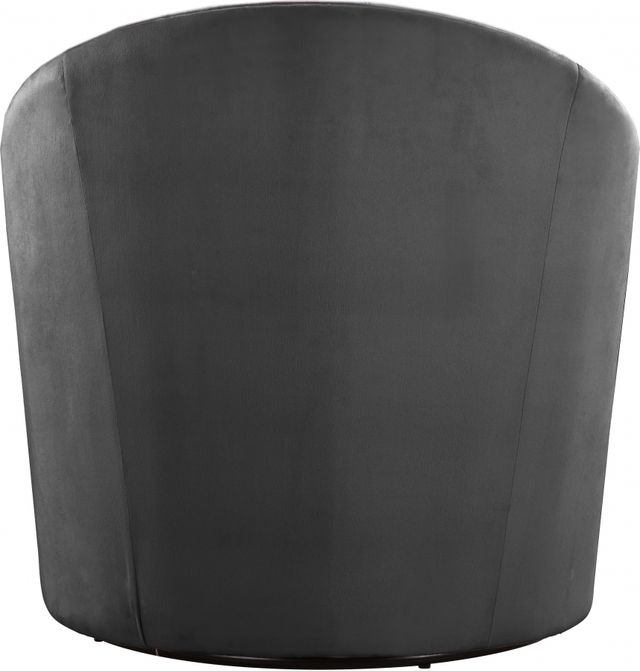 Meridian Furniture Alessio Grey Velvet Swivel Chair-1
