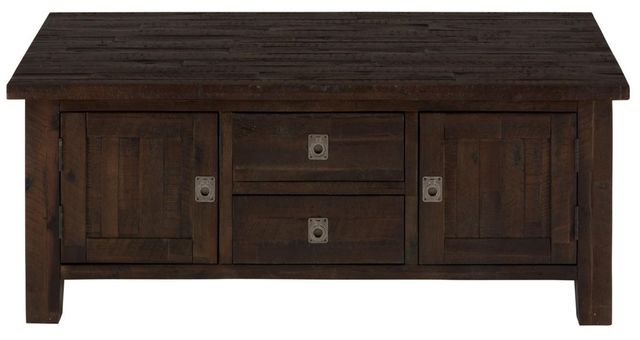 Jofran Inc. Kona Grove Brown Storage Coffee Table-2