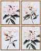 Crestview Peony Quartet 4-Piece Canvas Wall Art Set-0