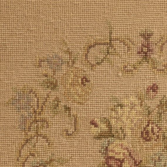 Nourison Home™ Mina Victory Vintage Pillow Beige Floral Center 22"x22" Throw Pillow-2