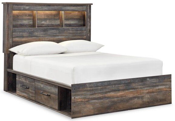 Signature Design by Ashley® Drystan 3-Piece Multi Full Bookcase Bed Set-1