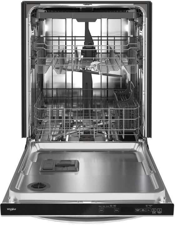 Whirlpool® 24" Fingerprint Resistant Stainless Steel Built In Dishwasher-1