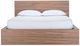 EQ3 Boom Walnut Full/Double Panel Bed-1