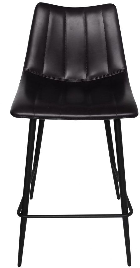 Moe's Home Collection Alib Matte Black-M2 Counter Stool-0