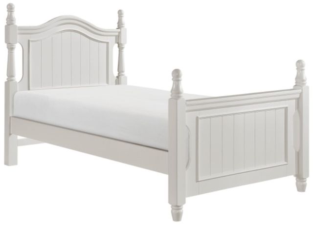 Homelegance® Clementine White Youth Twin Platform Bed with Twin Trundle-2