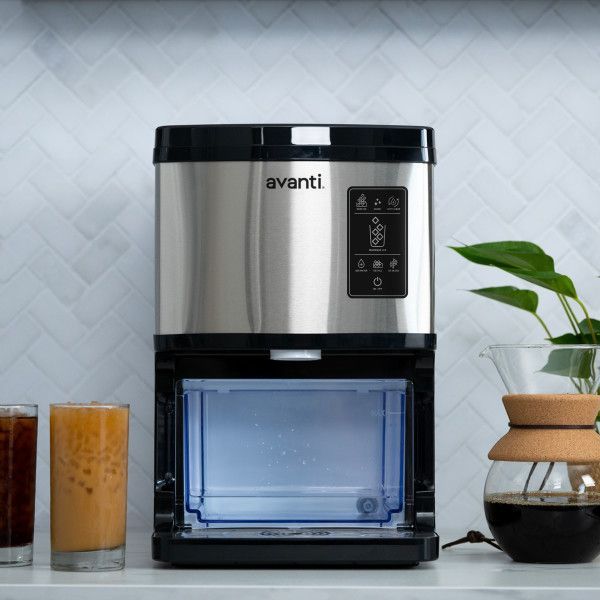 Avanti® 11” 33 lb. Stainless Steel Ice Maker-2